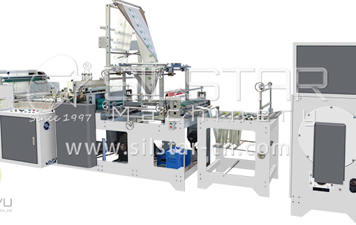 1-1-4-MÁY LÀM TÚI CUỘN ĐÁY BẰNG XẾP 2 LẦN 1